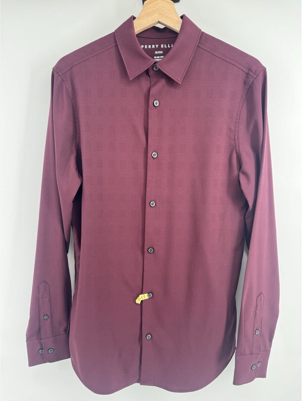 Perry Ellis Slim Fit Stretch Men’s Button Up Shirt Size Small